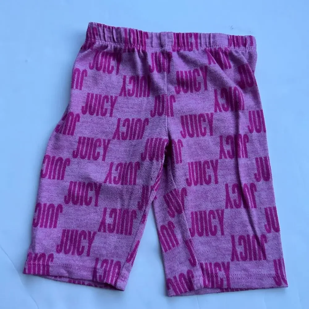 Juicy Couture Short Set - Logo & Daisy Print - Size 6X